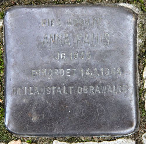 Stumbling Stone Waldowstraße 10