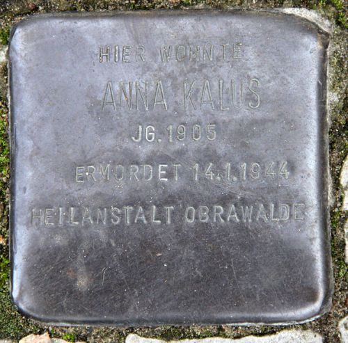 Stolperstein Waldowstrae 10 #1