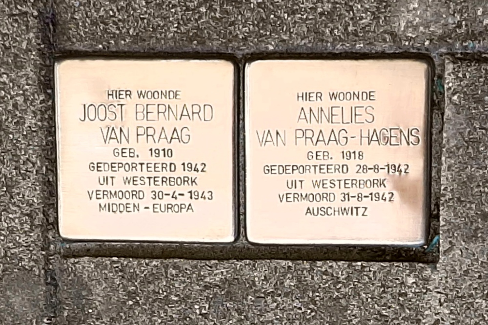Stolpersteine Burgemeester Boreelstraat 4 zw