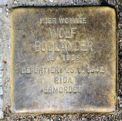 Stolpersteine Düsseldorfer Straße 77 #4