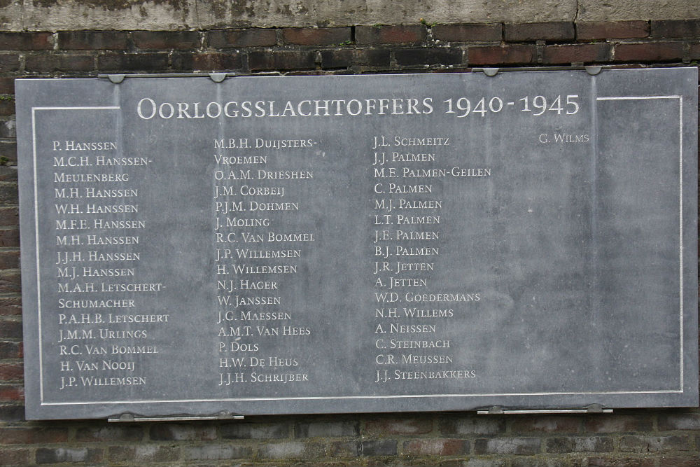 Oorlogsmonument Algemene Begraafplaats Sittard #2