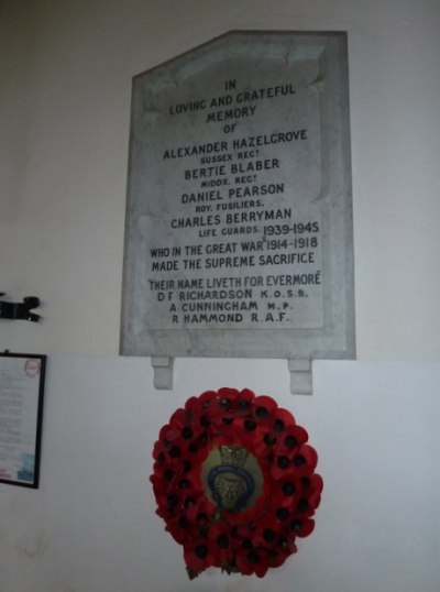 War Memorial St Nicholas Church