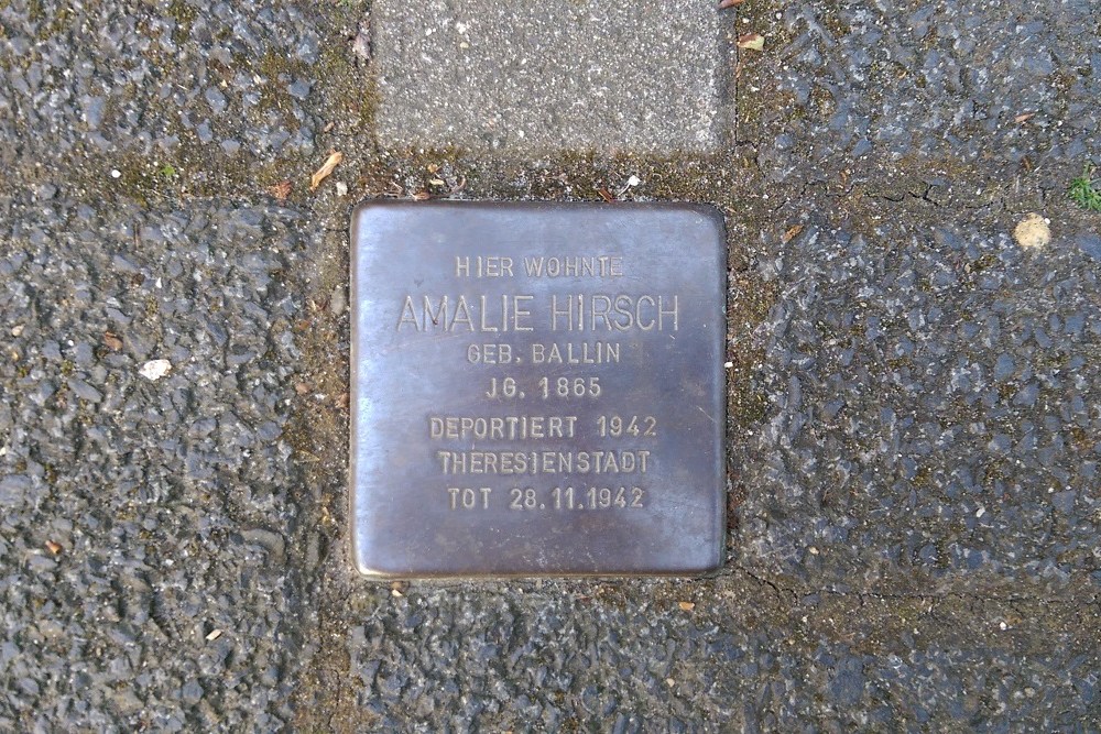 Stolperstein Blumenstraße 7