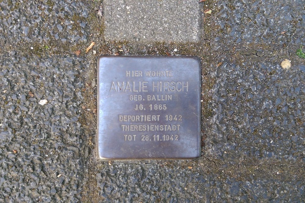 Stolperstein Blumenstrae 7 #1