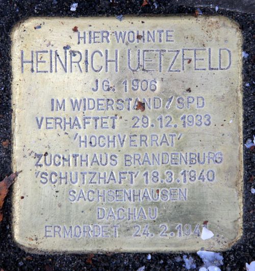 Stolperstein Parchimer Allee 7