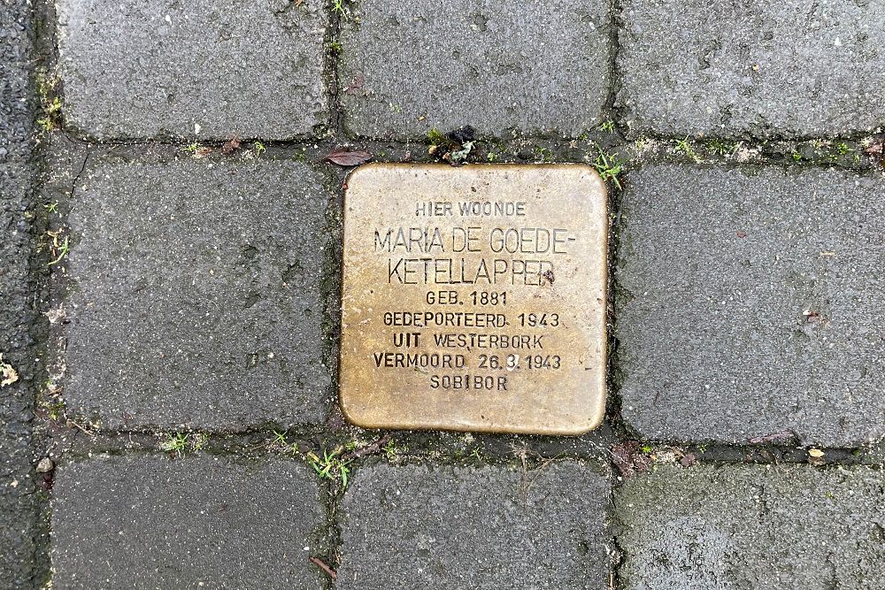 Stumbling Stone Waldecklaan 12