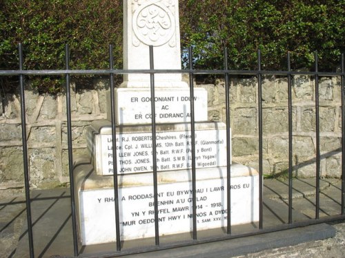 War Memorial Pentraeth #3