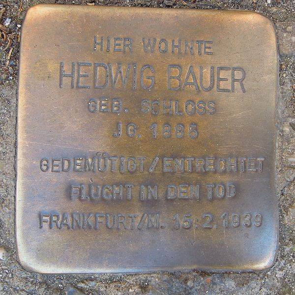 Stolpersteine Darmstdter Strae 5