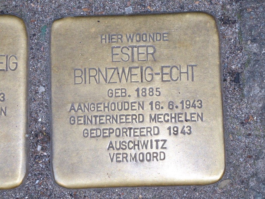 Stolpersteine Lange Kievitstraat 62 #5