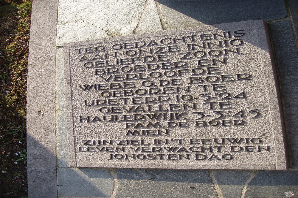 Oorlogsgraven Begraafplaats Eikenhof