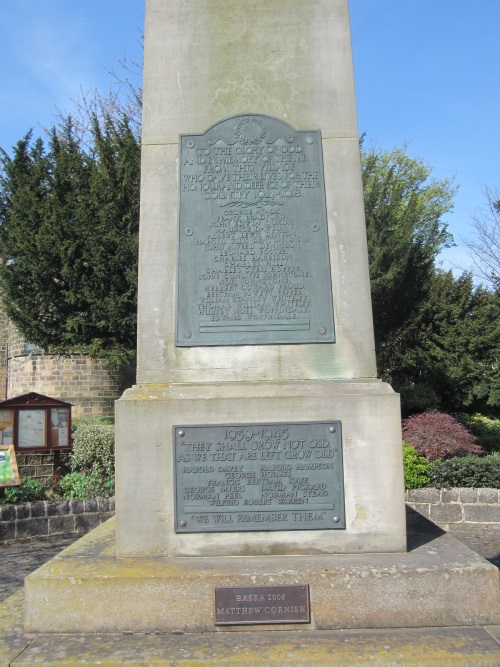 Oorlogsmonument Pool-in-Wharfedale #2