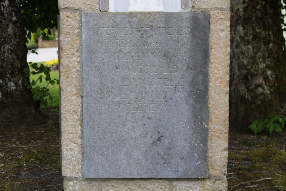 War Memorial - Holy Heart Statue Termes #2