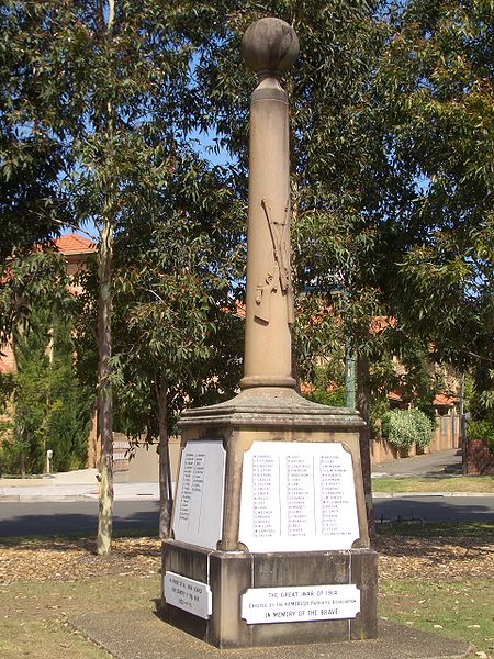 Oorlogsmonument Homebush #1