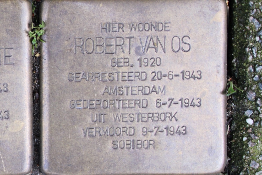 Stolpersteine Patroclosstraat 7 #4