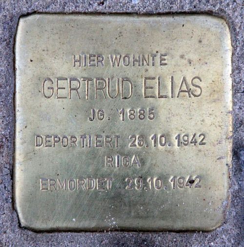 Stumbling Stones Wichmannstraße 10 #3