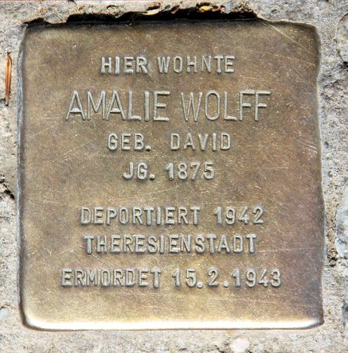 Stolpersteine Mellener Strae 33 #1