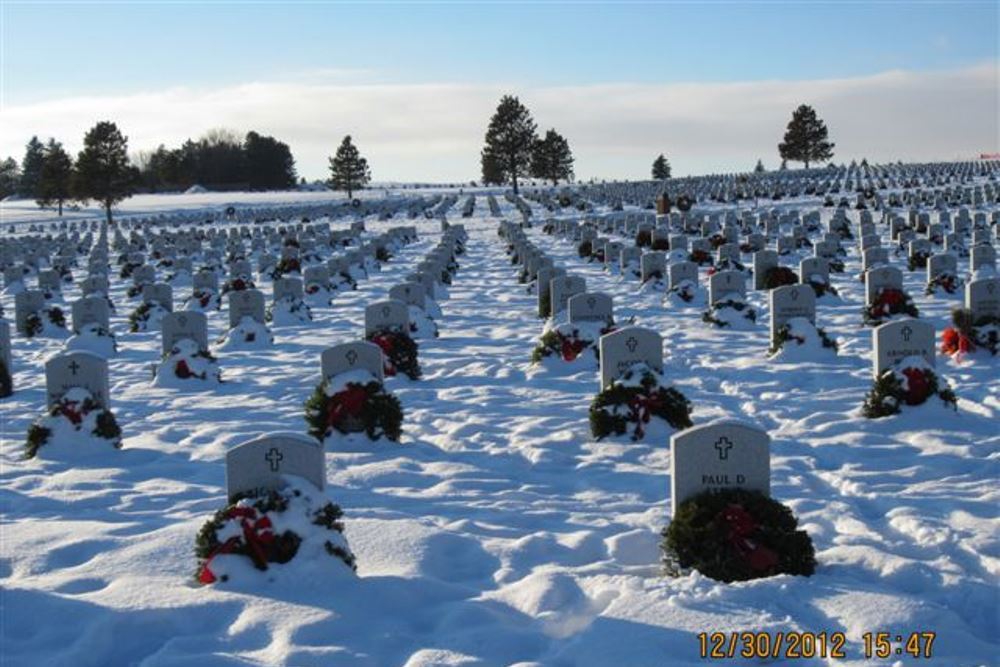 Amerikaanse Oorlogsgraven North Dakota Veterans Cemetery #1