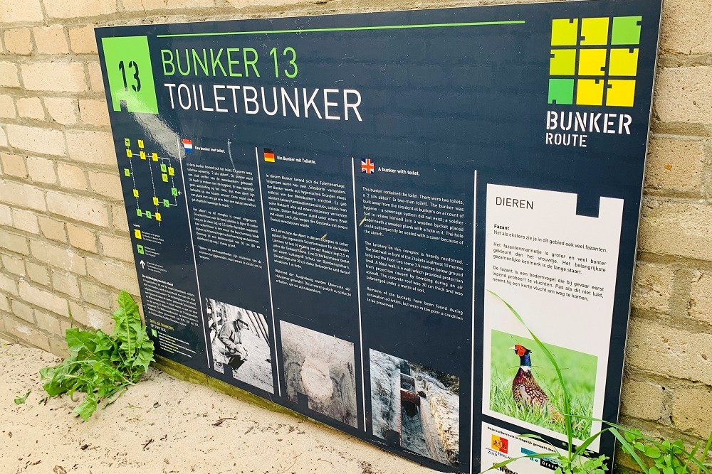 Toiletbunker Bunkerroute no. 13 De Punt Ouddorp #2