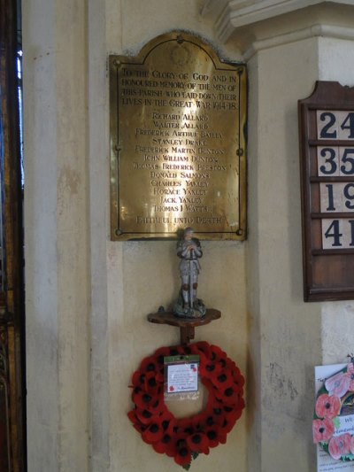Oorlogsmonument St. Michael and All Angels Church #1