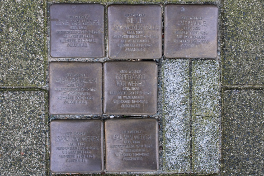 Stolpersteine van Heurnstraat 216