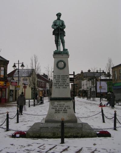 Oorlogsmonument Ossett #2