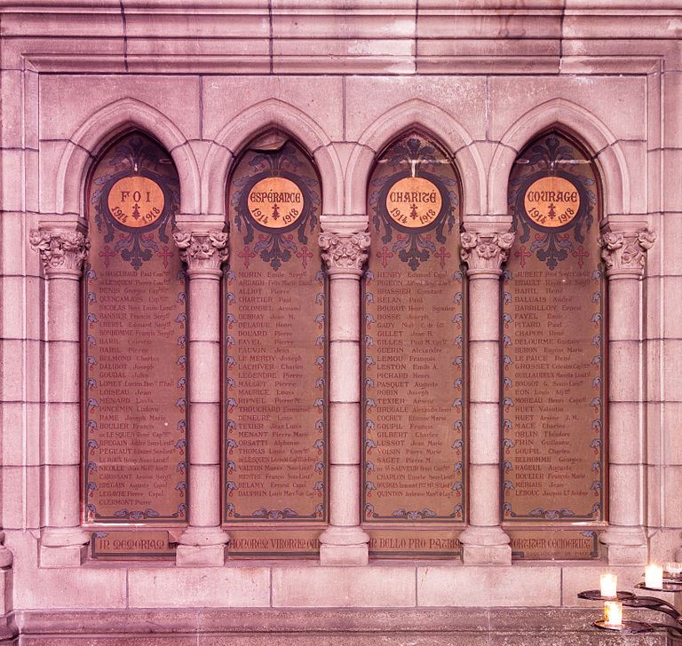 Monument Eerste Wereldoorlog Parochie van Saint-Aubin #1