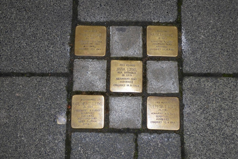 Stolpersteine berwasserstrae 34