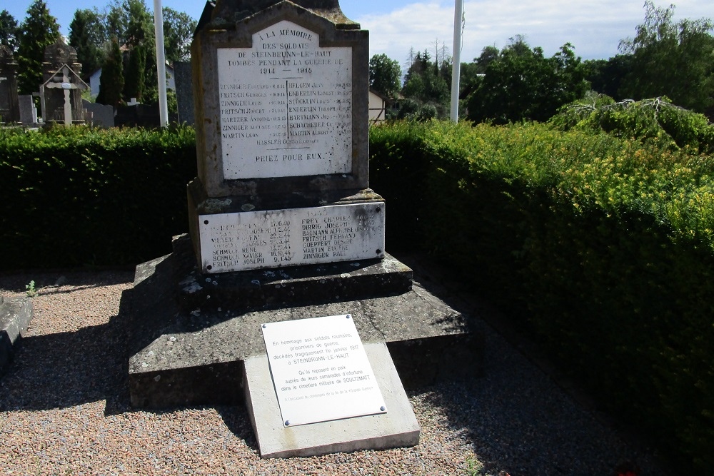 War Memorial Steinbrunn-le-Haut #3