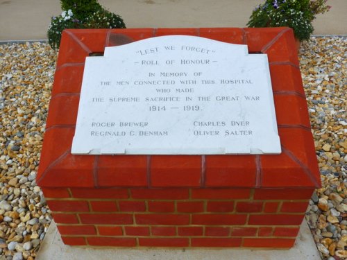 Oorlogsmonument Whitecroft Hospital #1