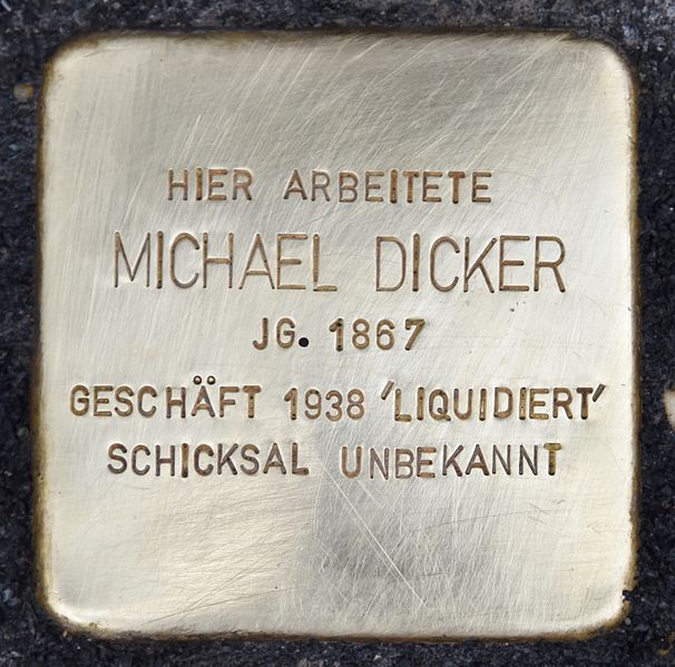 Stolperstein Sackstrae 16