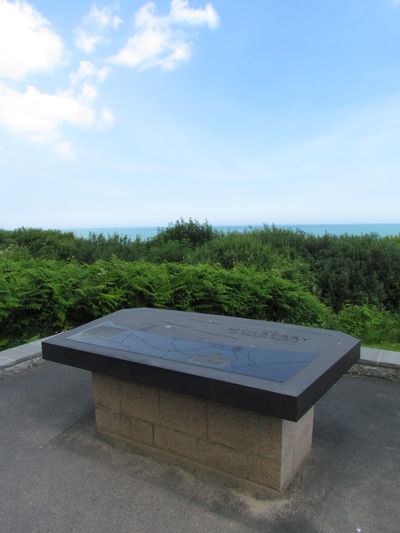 Oriëntatietafel Mulberry A Colleville-sur-Mer #4