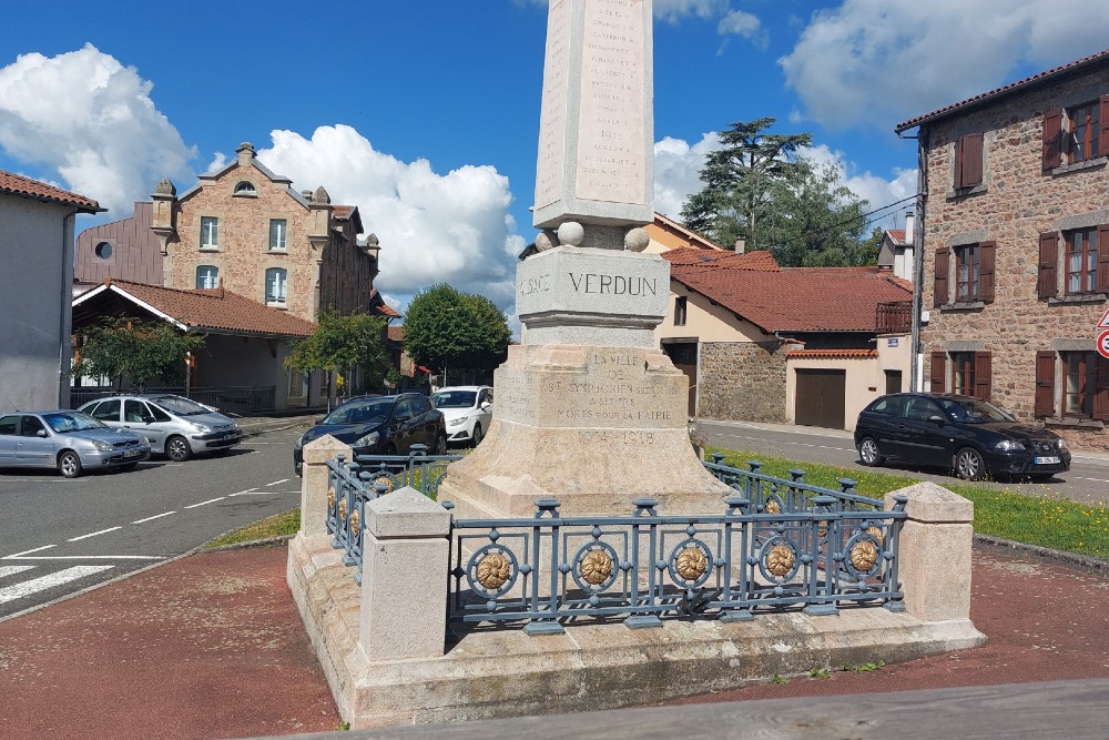War Memorial Saint-Symphorien-sur-Coise #4