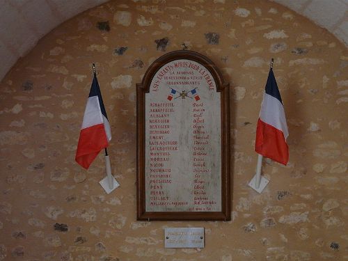 War Memorial Veyrines-de-Vergt #1