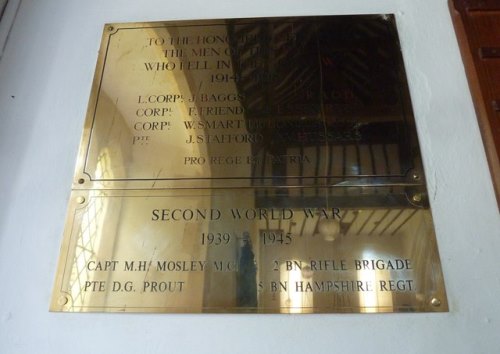 Oorlogsmonument All Saints Church #1