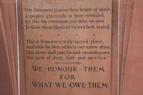 War Memorial Inverness #4