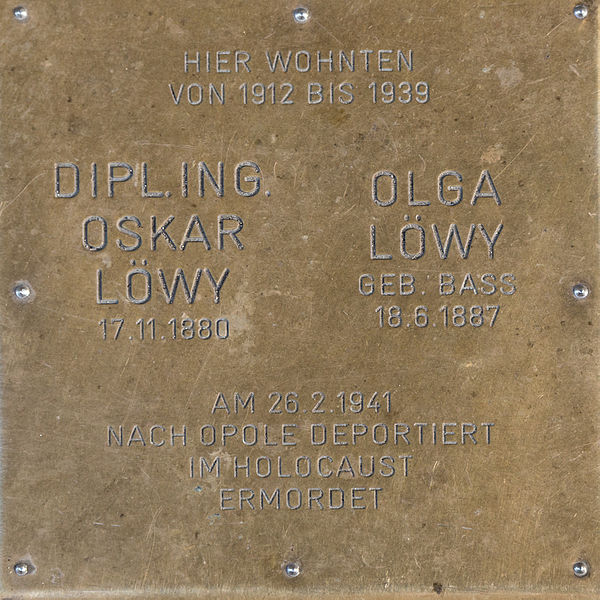 Remembrance Stone Graf-Starhemberg-Gasse 27 #1