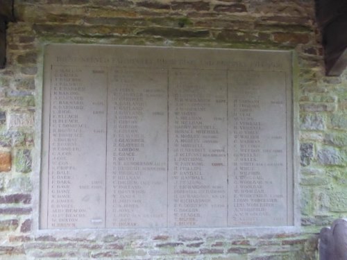 Oorlogsmonument St. Andrew Church Nuthurst #1