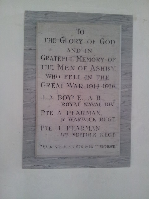 Oorlogsmonument St. Mary Church #1