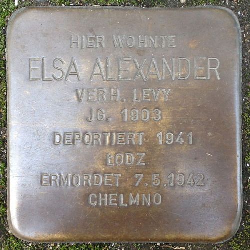 Stolpersteine Untergrnewalder Strae 31a #1