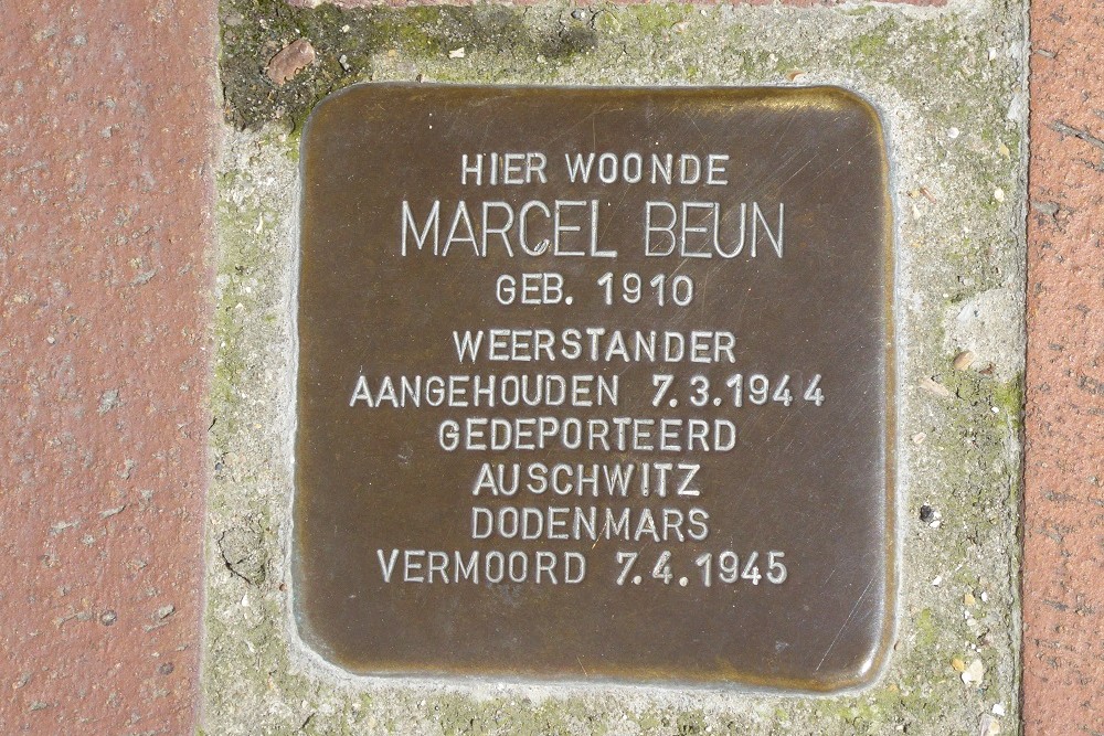 Stolperstein Pieter Braeckelaan 10