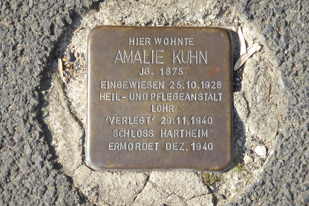 Stumbling Stone Würzburgerstrasse 48