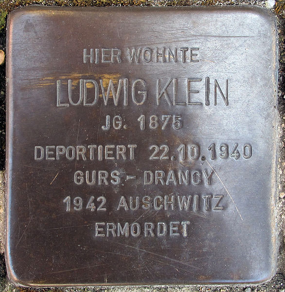 Stolpersteine Hauptstraße 15 #2