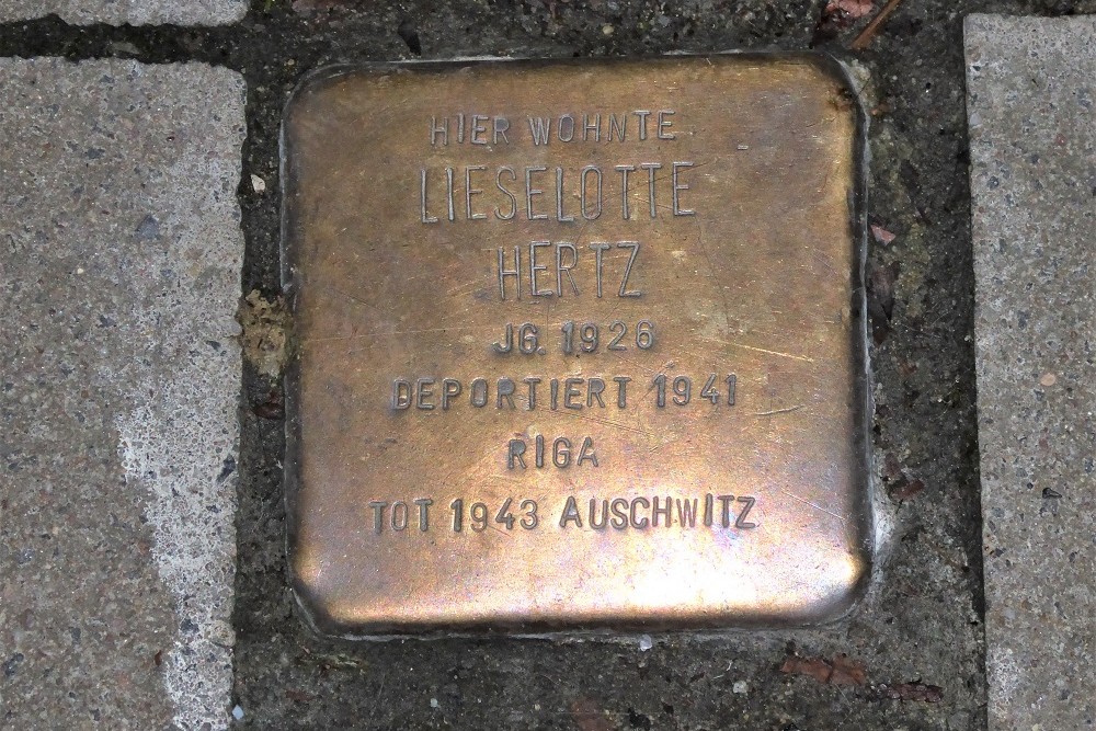 Stumbling Stones Hamburger Straße 31 #4