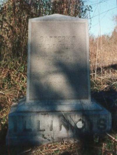 Monument 1st Illinois Light Artillery, Battery F (Union)