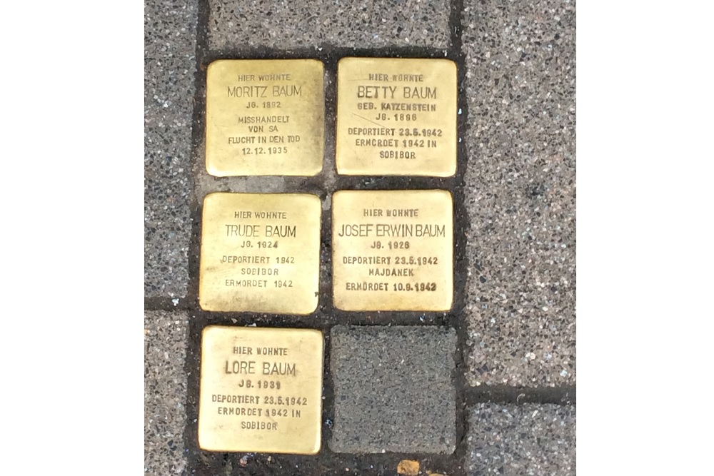 Stolpersteine Wellritzstraße 16