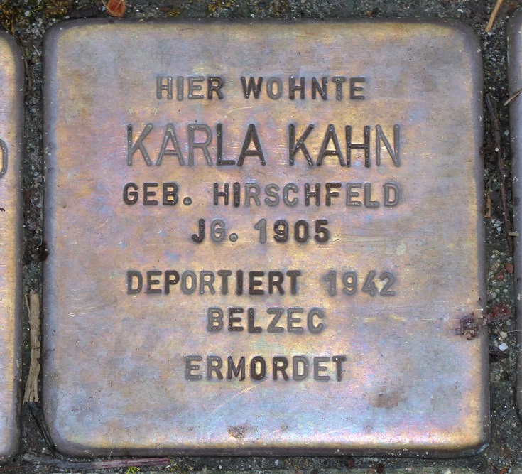 Stolpersteine Hermannstraße 44 #3