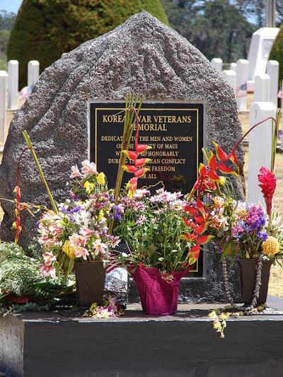 Monument Koreaanse Oorlog Maui Veterans Cemetery #1