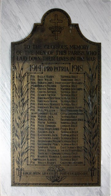 War Memorial St. Mary Church