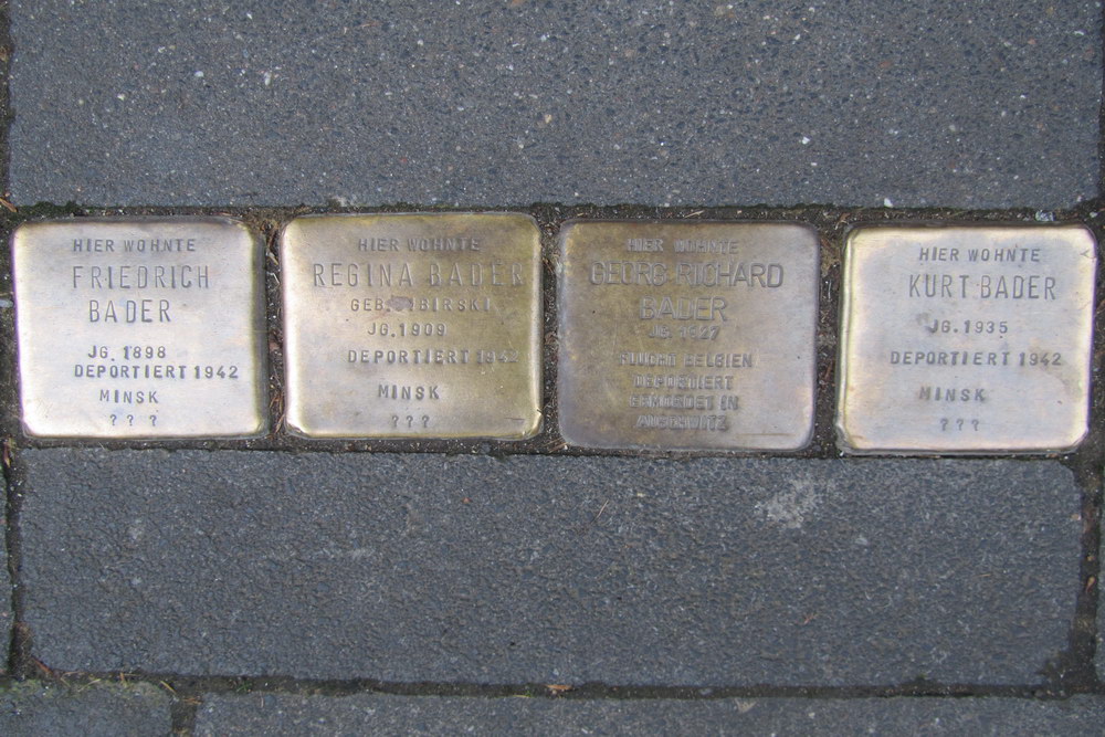 Stolpersteine Engelbertstraße 12 #1