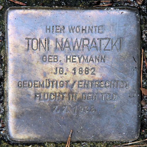 Stolpersteine Teutonenstraße 15 #3